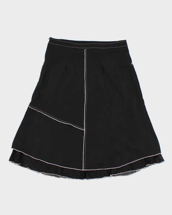Vintage Y2k 00s Black Layered Skirt - S