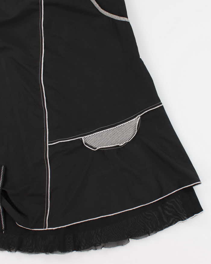 Vintage Y2k 00s Black Layered Skirt - S