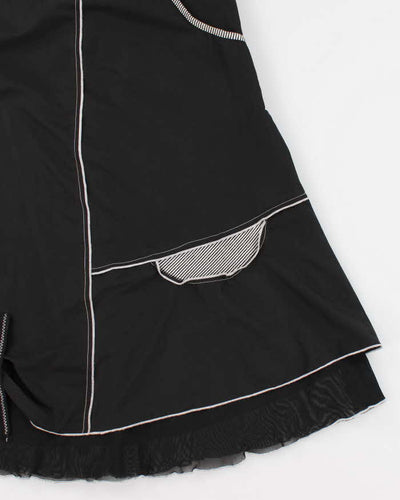 Vintage Y2k 00s Black Layered Skirt - S