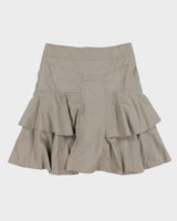 Y2k 00s Tiered Cargo Skirt - S