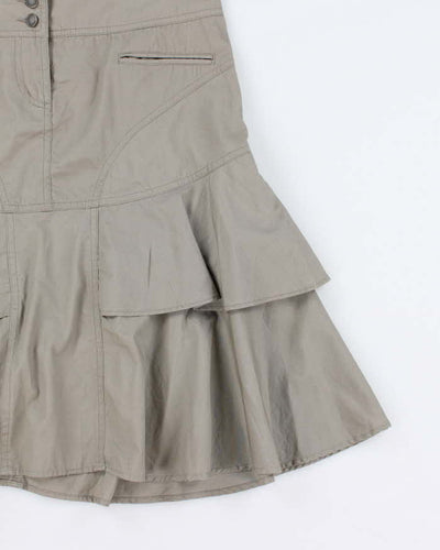Y2k 00s Tiered Cargo Skirt - S