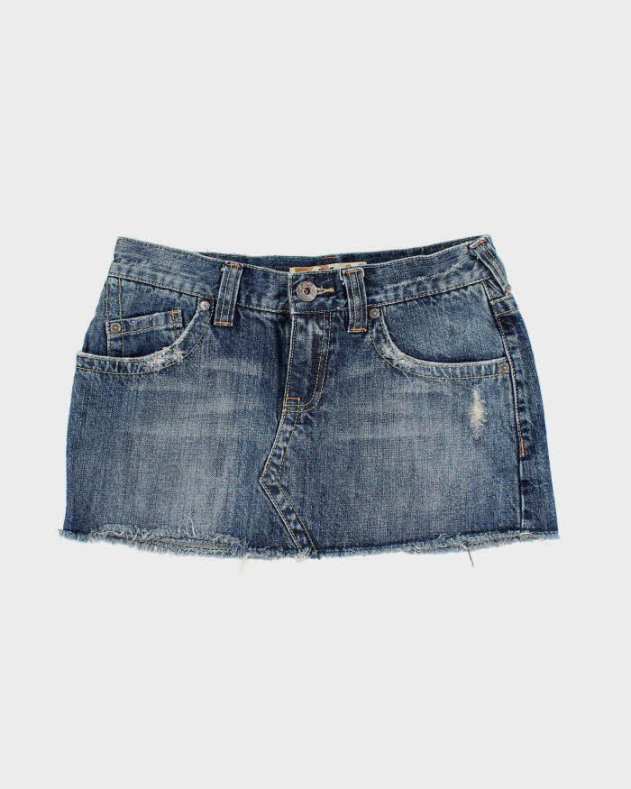 Y2k 00s Roxy Mini Denim Skirt - S