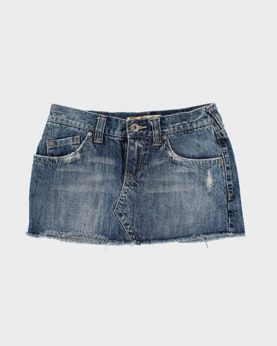 Y2k 00s Roxy Mini Denim Skirt - S