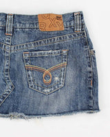 Y2k 00s Roxy Mini Denim Skirt - S
