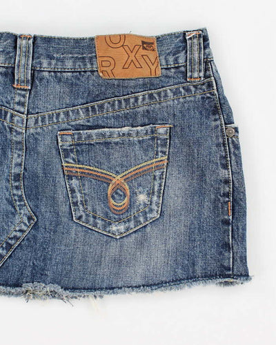 Y2k 00s Roxy Mini Denim Skirt - S