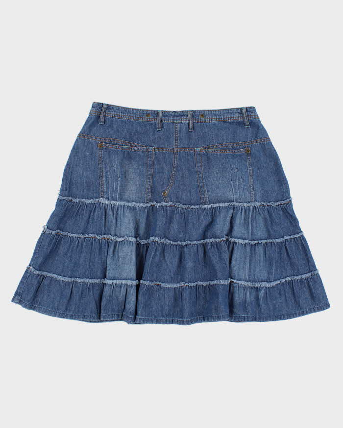 Y2k 00s MXM Denim Skirt - L