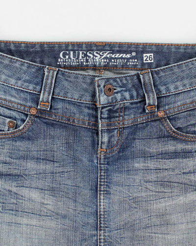 Y2k 00s  Guess Jeans Mini  Denim Skirt - W26