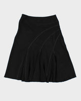Y2k 00s Dalia Black Skirt - XS