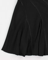 Y2k 00s Dalia Black Skirt - XS