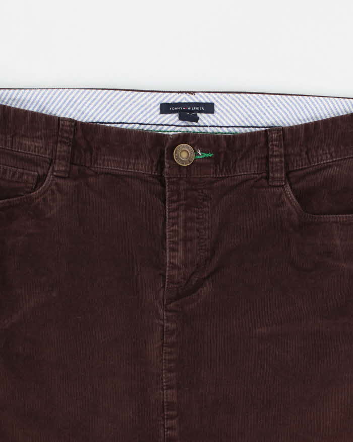 Y2k 00s Tommy Hilfiger Brown Corduroy - W36