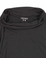 Y2k 00s XOXO Black Asymmetric Hem Skirt - M