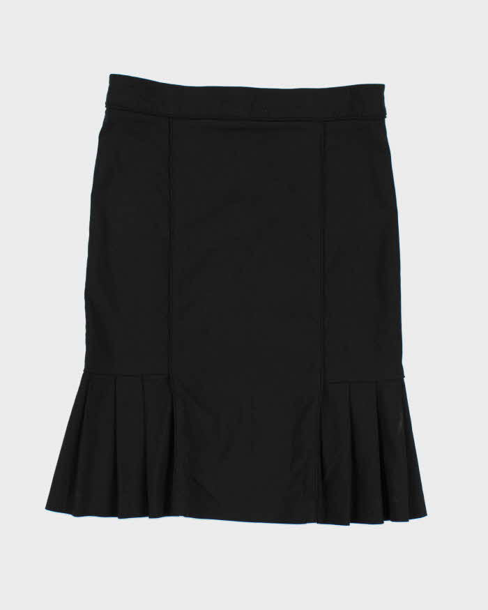 Y2k 00s Le Chateau Black Suit Skirt - W30