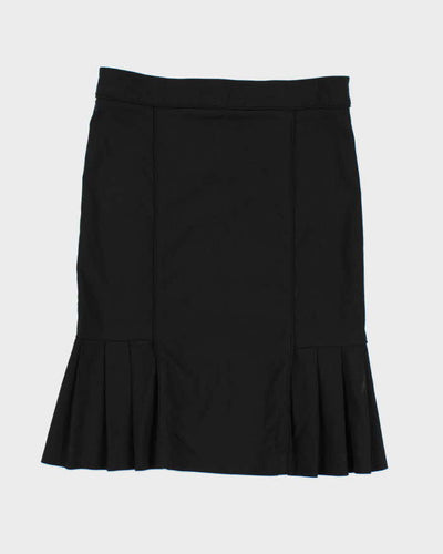 Y2k 00s Le Chateau Black Suit Skirt - W30