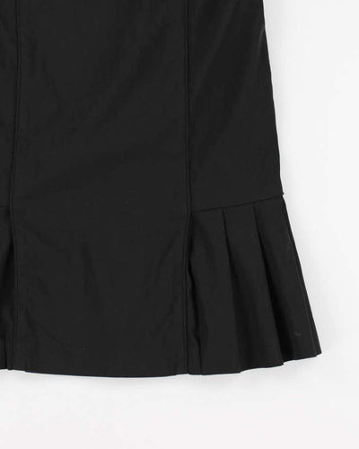 Y2k 00s Le Chateau Black Suit Skirt - W30