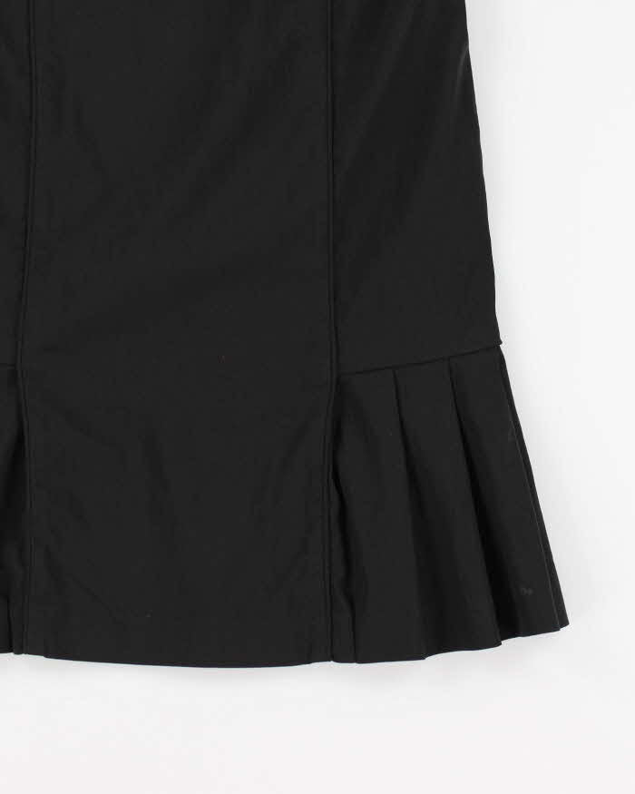 Y2k 00s Le Chateau Black Suit Skirt - W30