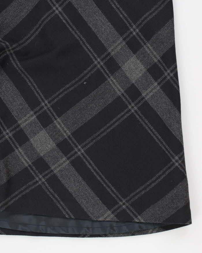 90s Jones New York Wool Plaid Skirt - W32