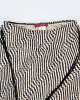 Y2k 00s Pattern Black &amp; White Mesh Skirt - S