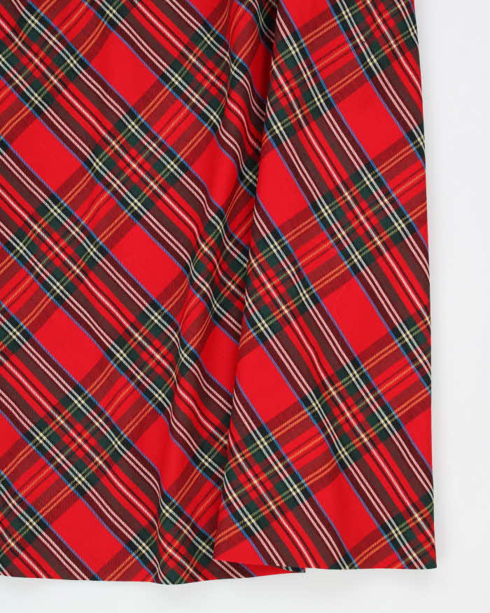 Vintage Talbots Wool Red Check Skirt - W30