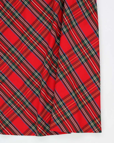 Vintage Talbots Wool Red Check Skirt - W30