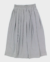 Vintage 90s Black &amp; White Checked Gingham Skirt - M
