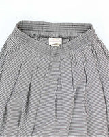 Vintage 90s Black &amp; White Checked Gingham Skirt - M