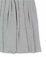 Vintage 90s Black &amp; White Checked Gingham Skirt - M