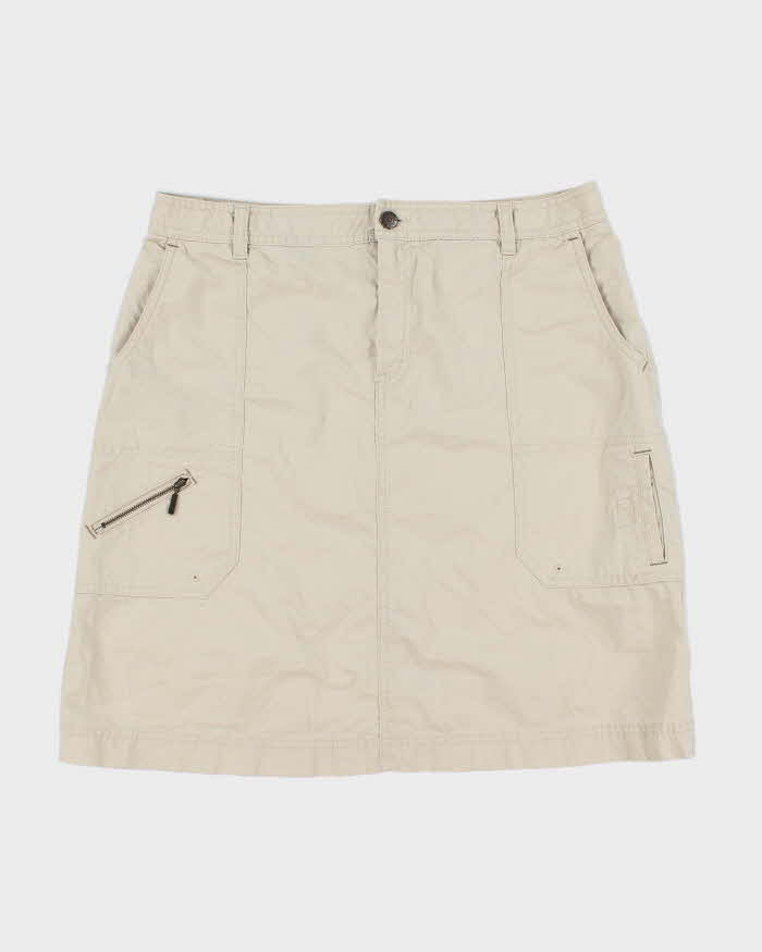 Eddie Bauer Beige Cargo Skirt - S