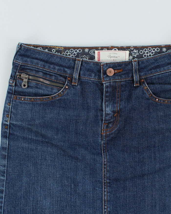 Y2k 00s Levi's Signature Denim Skirt - S