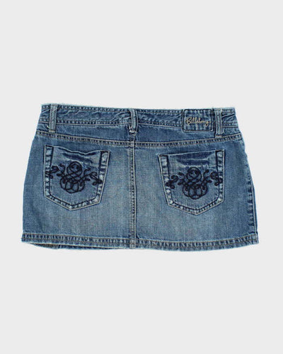 Y2k 00s Billabong Denim Mini Skirt - S