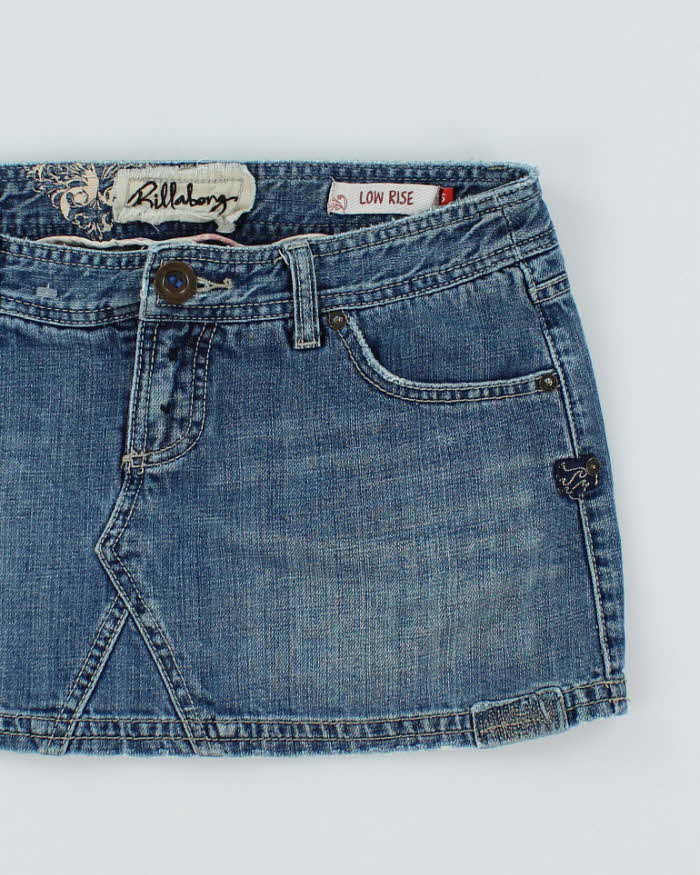 Y2k 00s Billabong Denim Mini Skirt - S