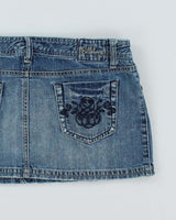 Y2k 00s Billabong Denim Mini Skirt - S