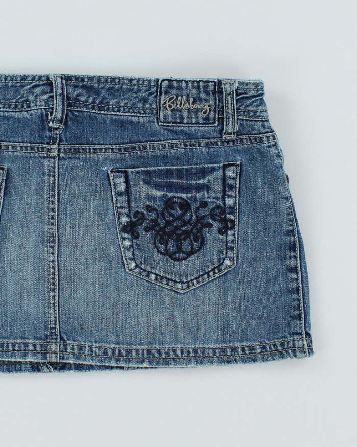 Y2k 00s Billabong Denim Mini Skirt - S