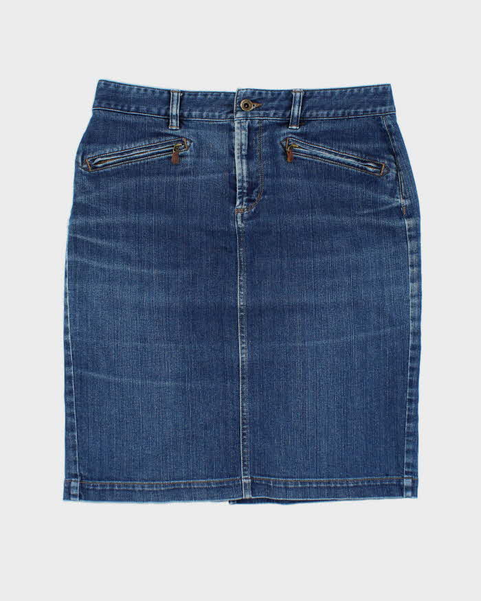 Vintage 00s Ralph Lauren Denim Skirt - W32