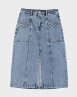 Vintage Habitual Denim Skirt - W30