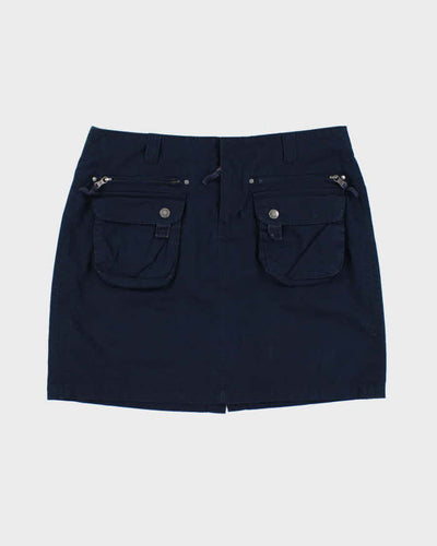 Y2k 00s Tommy Hilfiger Navy Cargo Skirt - S