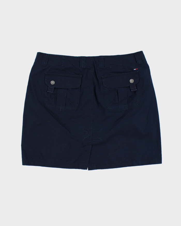 Y2k 00s Tommy Hilfiger Navy Cargo Skirt - S