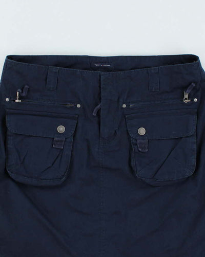 Y2k 00s Tommy Hilfiger Navy Cargo Skirt - S