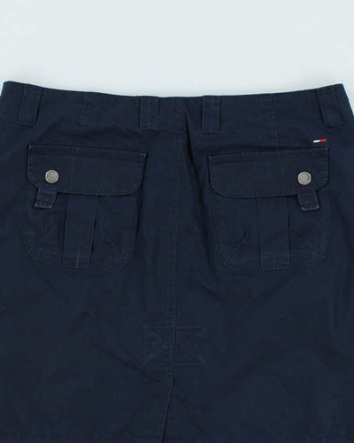 Y2k 00s Tommy Hilfiger Navy Cargo Skirt - S