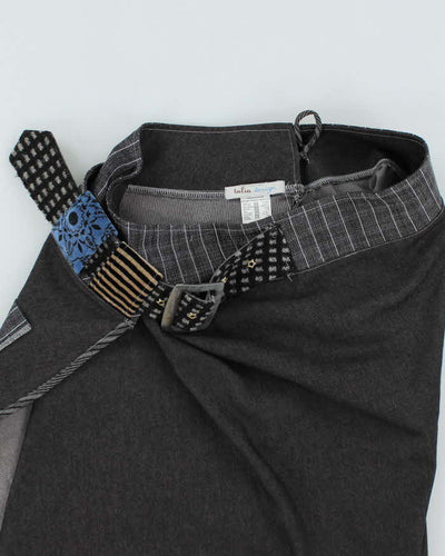 Vintage Y2k 00s Talia Designs Patchwork Wrap Skirt - M