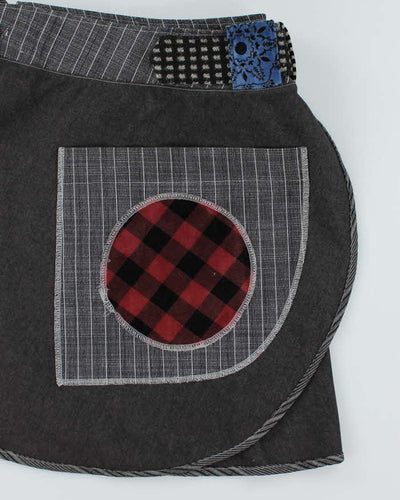 Vintage Y2k 00s Talia Designs Patchwork Wrap Skirt - M