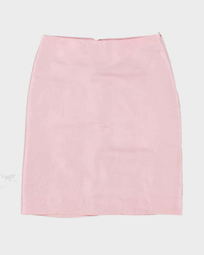 Vintage 90s Pink Lace Up Skirt - S