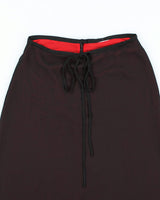 Vintage Y2k 00s Black Mesh Skirt - XS