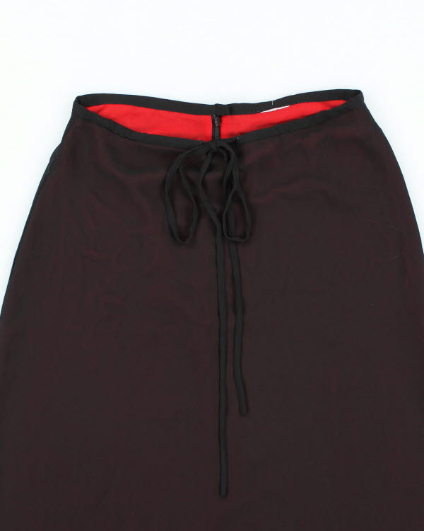 Vintage Y2k 00s Black Mesh Skirt - XS