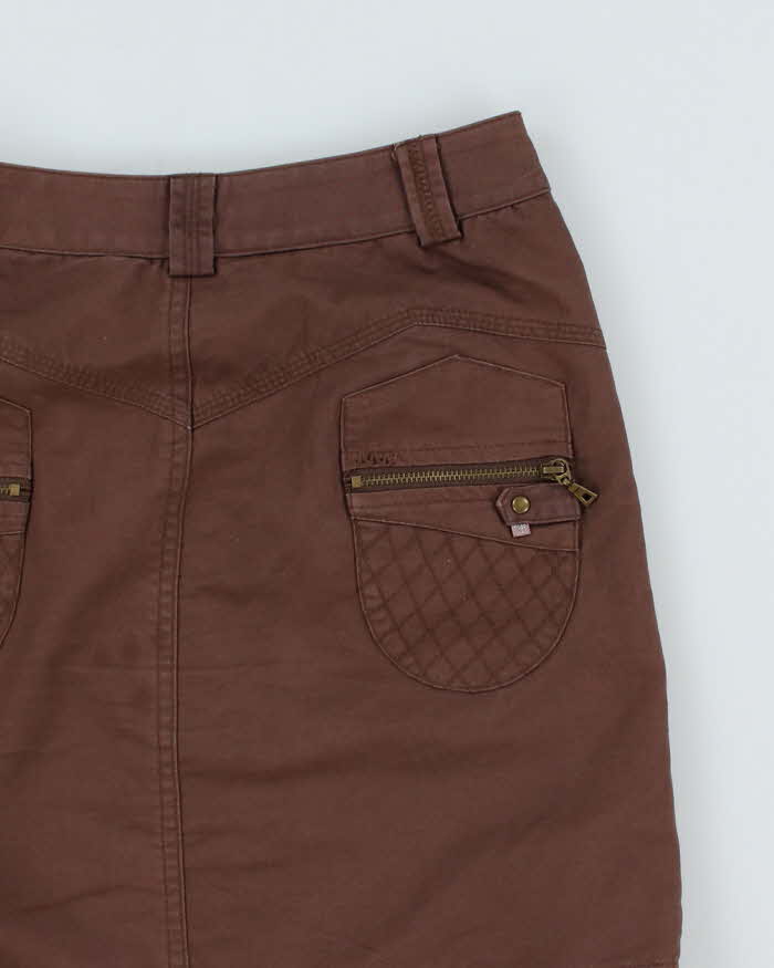 Vintage Y2K Season Wind Cargo Mini Skirt - XS