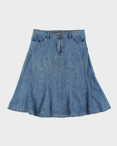 Vintage Y2K Jessica Sport Denim Midi Skirt - S