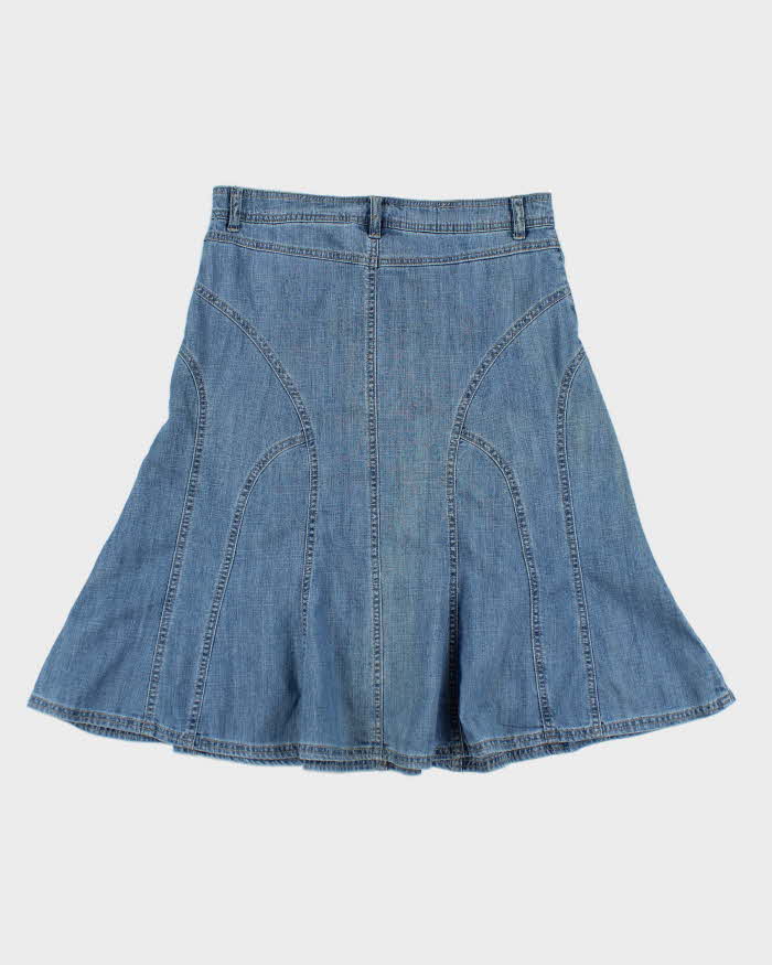 Vintage Y2K Jessica Sport Denim Midi Skirt - S