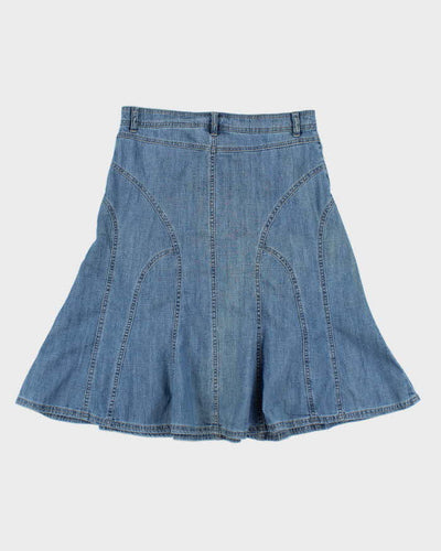 Vintage Y2K Jessica Sport Denim Midi Skirt - S