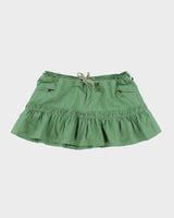 Vintage Y2K Squeeze Jeans Drawstring Mini Skirt - L