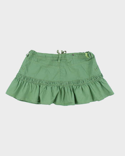 Vintage Y2K Squeeze Jeans Drawstring Mini Skirt - L