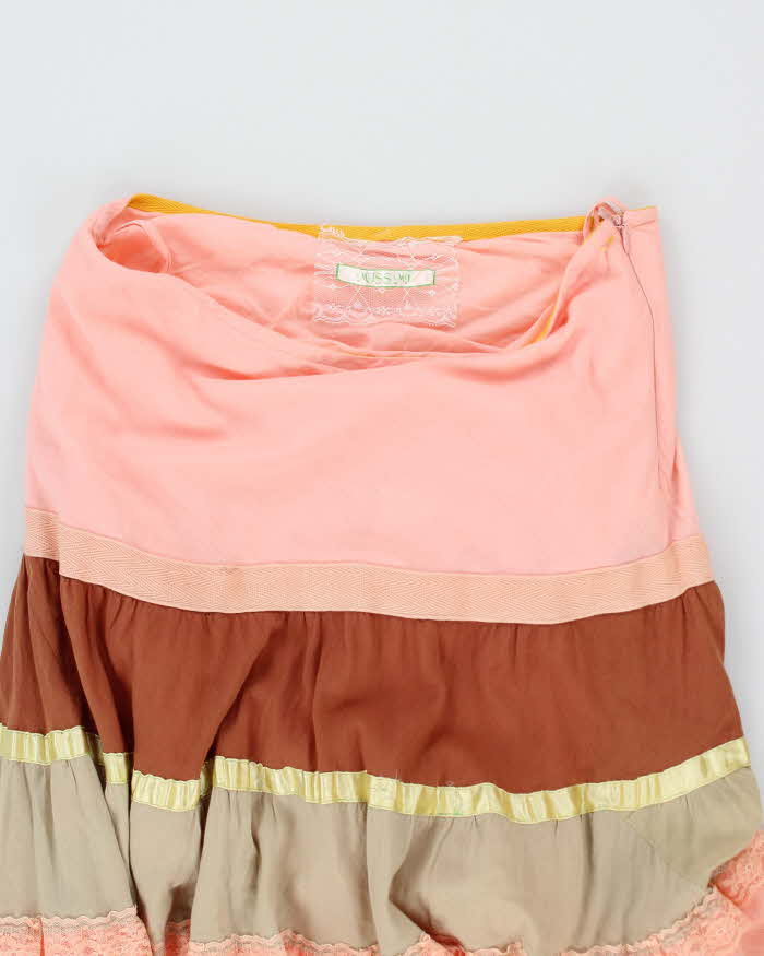Vintage Tired Ruffle Skirt - S